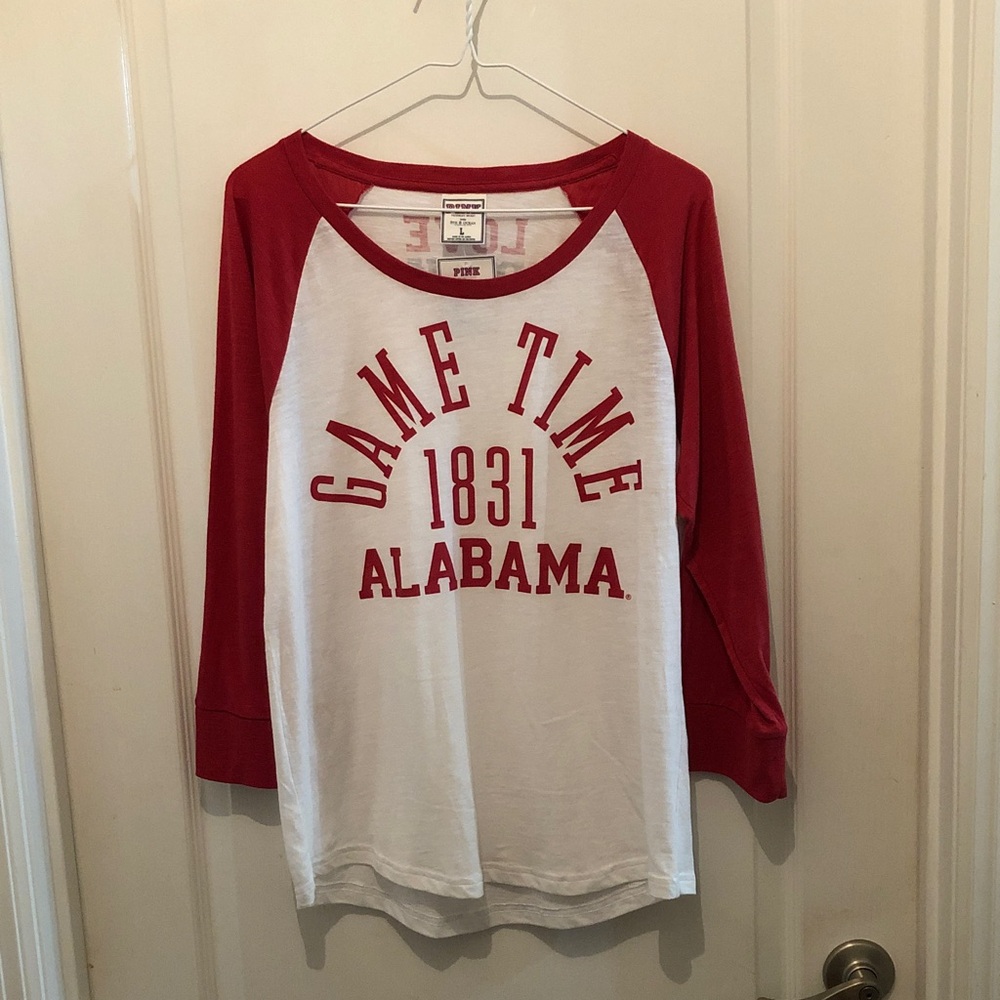 PINK Victoria's Secret Vintage Alabama Crimson Tide unique White Tee